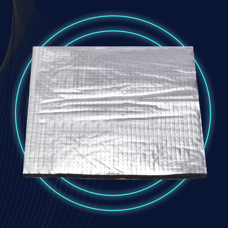 1PC Heat Insulation Cotton 200/300mm Foil Self adhesive Insulation