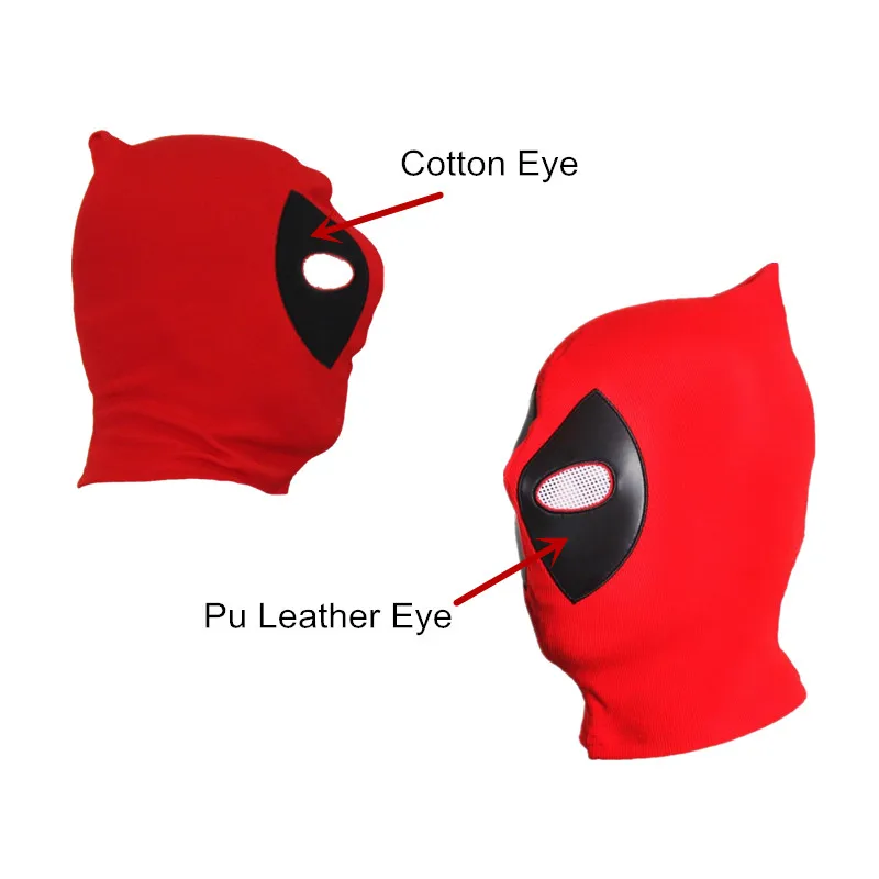 

PU Leather & Cotton X-men Hats Headgear Deadpool Masks Superhero Balaclava Halloween Cosplay Costume Arrow Party Full Face Mask
