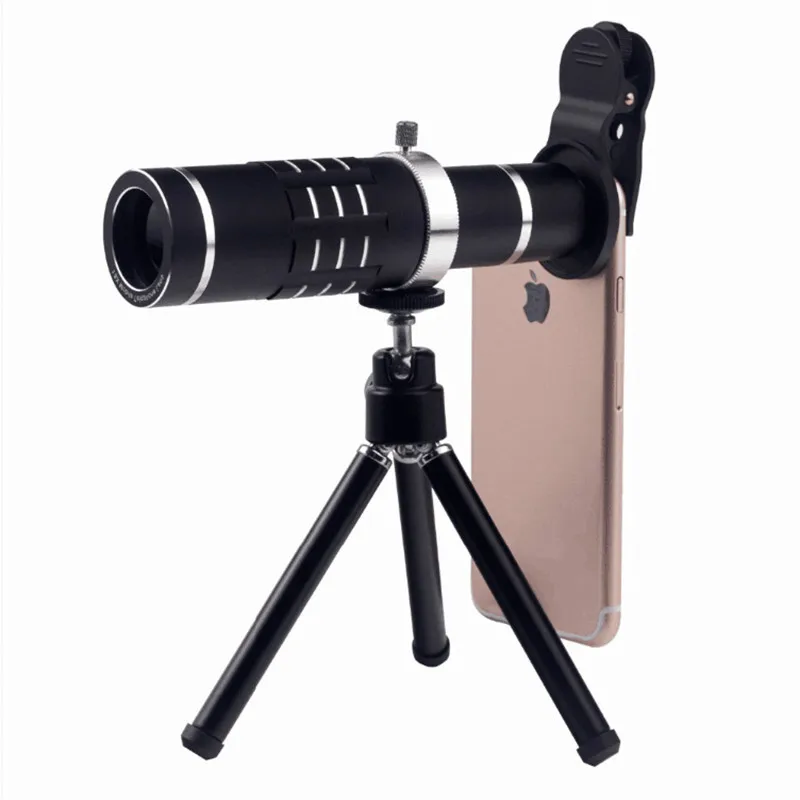 

WRUMAVA Universal 18X Zoom Mobile Phone Optical Camera Telephoto Lens Telescope With Mini Mount Tripod For IPhone Samsung