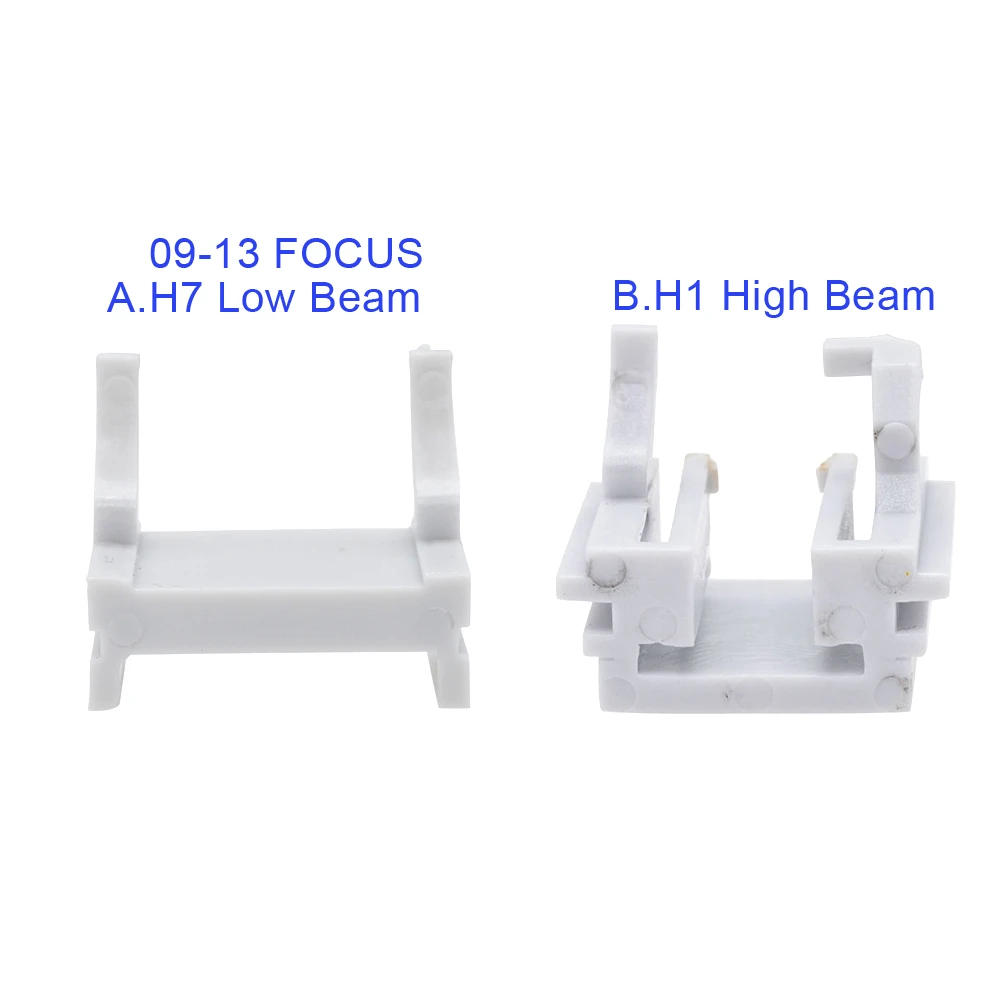 SUKIOTO Xenon H7 socket adapter bulb Holder Retail clip Low Beam H7 H1 xenon hid lamp holder clip retain Car styling Headlight (3)