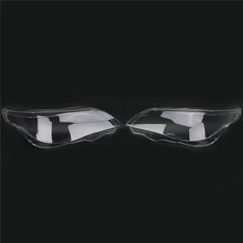 Left Right Front Headlamp Lens Headlight PC Cover For BMW 5 Serices E60 E61 a (1)