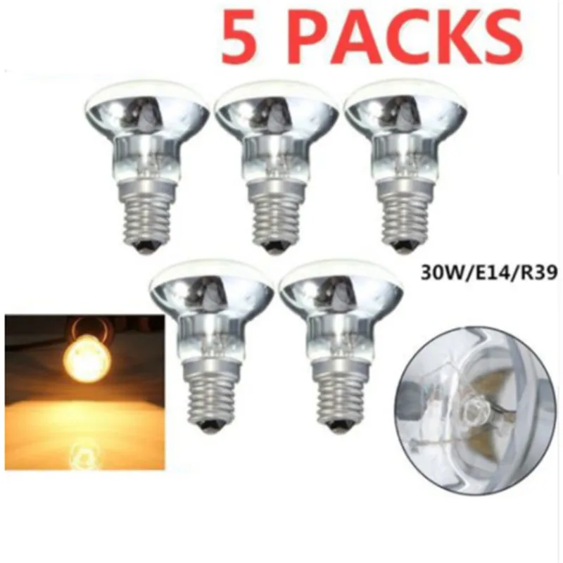 

New 1PC Clear Reflector Luminaria Spot Light Filament 30W R39 Bulb Lava Lamp E14 Screw SES Spotlight Screw in Light Bulb Bulb