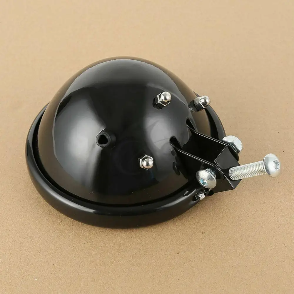 Корпус для фар 5 75 &quot5 3/4&quot с монтажным блоком Harley Dyna Street Bob Fat FXDB FXDF Black/Chrome|Накладки