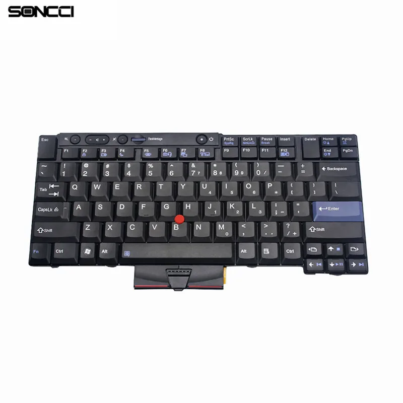

Soncci US layout keyboard For Lenovo Thinkpad T410 T420S X220i T510 T520 W510 W520 US version Replacement keyboard