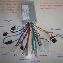 Контроллер двигателя 24 V 250 W forбесщеточный Мотор Ступицы. Напряжение: 24 В мощность: 250 Вт он не может работать с светодиодный дисплеем, если вы хотите светодиодный