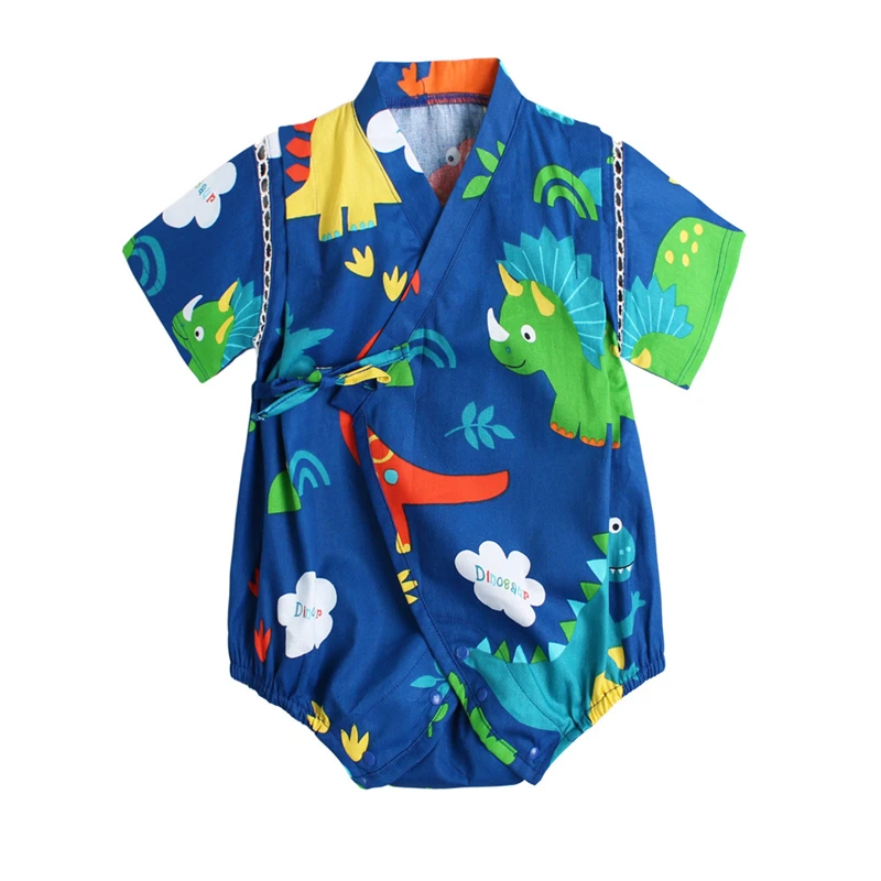 Кимоно; одежда для малышей; детская одежда в японском стиле; комбинезон для девочек в стиле ретро; банный халат; форменная одежда; пижамы для младенцев; костюм с цветочным рисунком