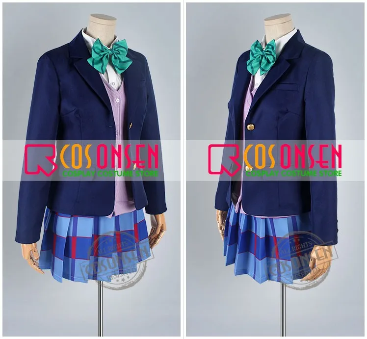 COSPLAYONSEN Love Live! Нико Ядзава школьная форма косплей костюм полный набор все размеры высокое качество на заказ