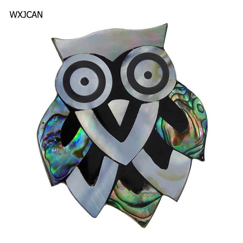 WXJCAN Abalone ракушка Птица Брошь Сова Новинка винтажные броши леди природа изменение
