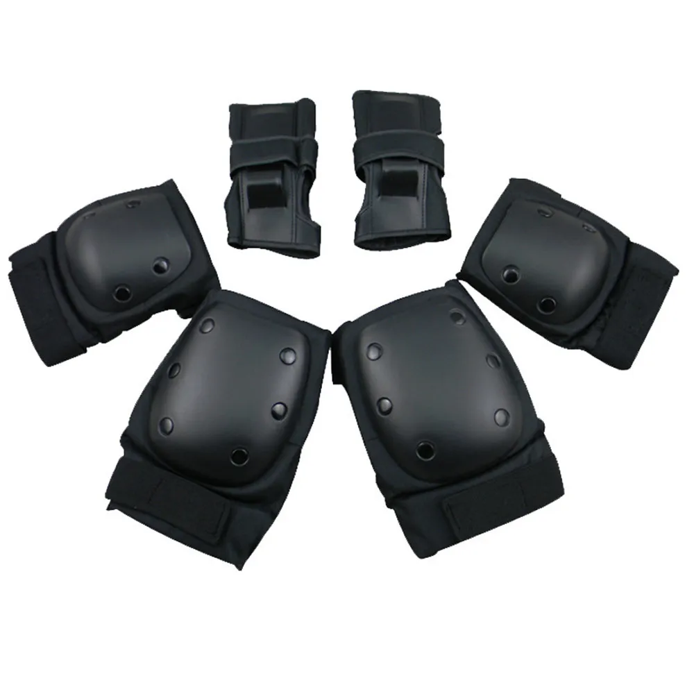 

Adjustable Safety Protective Gear Knee Elbow Pads Wrist Brace for Cycling Skating Rollerblading Biking and Riding Child Adults