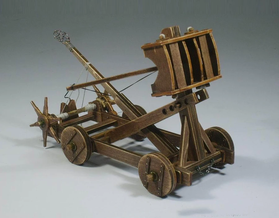 

Ancient chariot model-Catapult (torque bow)