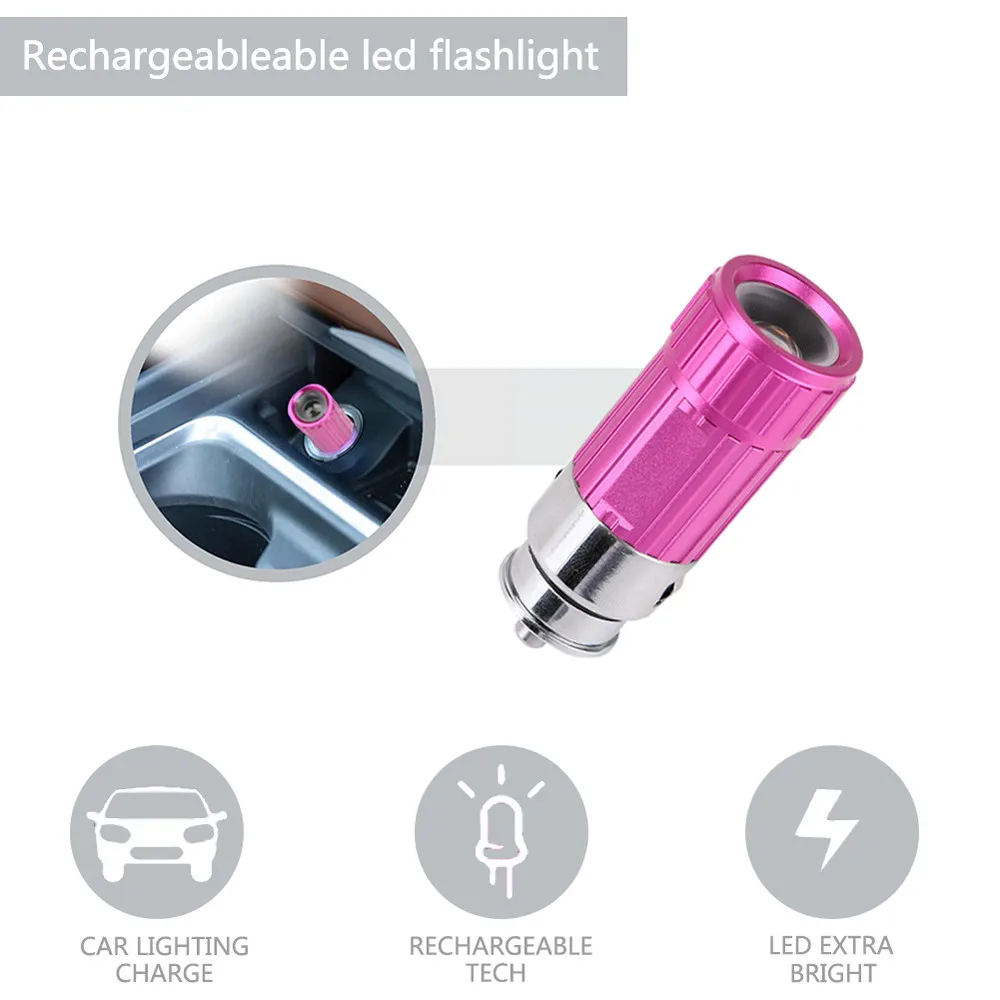 Светодиодный автомобильный прикуриватель Vechicle заряжаемый фонарик Фонарь Лампа лампе светодиодный туристический велосипед свет Linterna Мощный светодиодный