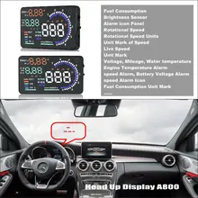 For Mercedes Benz C C63 MB W202 W203 W204 W205 – Reflect to windshield car’s Safety driving HUD head up display screen projector