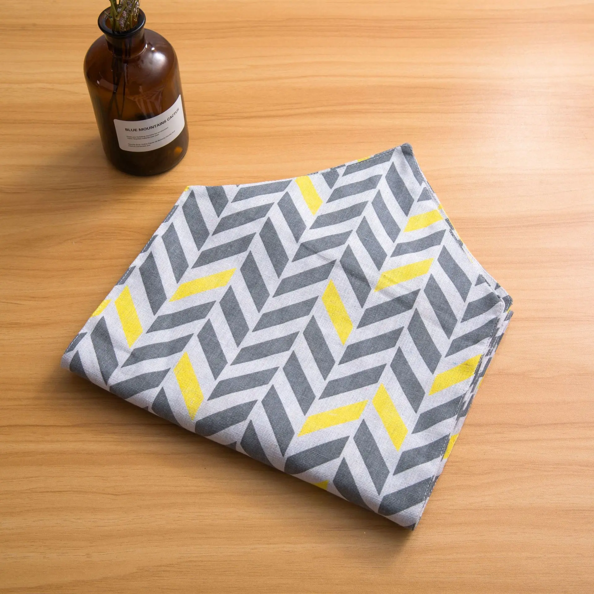 Table Runner Modern Geometric Cell Party Wedding Decor Crafts Linen Cotton Bed Runner Hotel