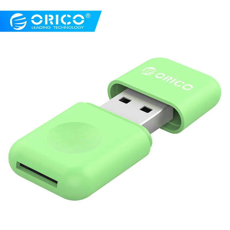 ORICO CRS12 кардридер Mini Multifunctional Design USB 3,0 кардридер для карт TF-зеленый