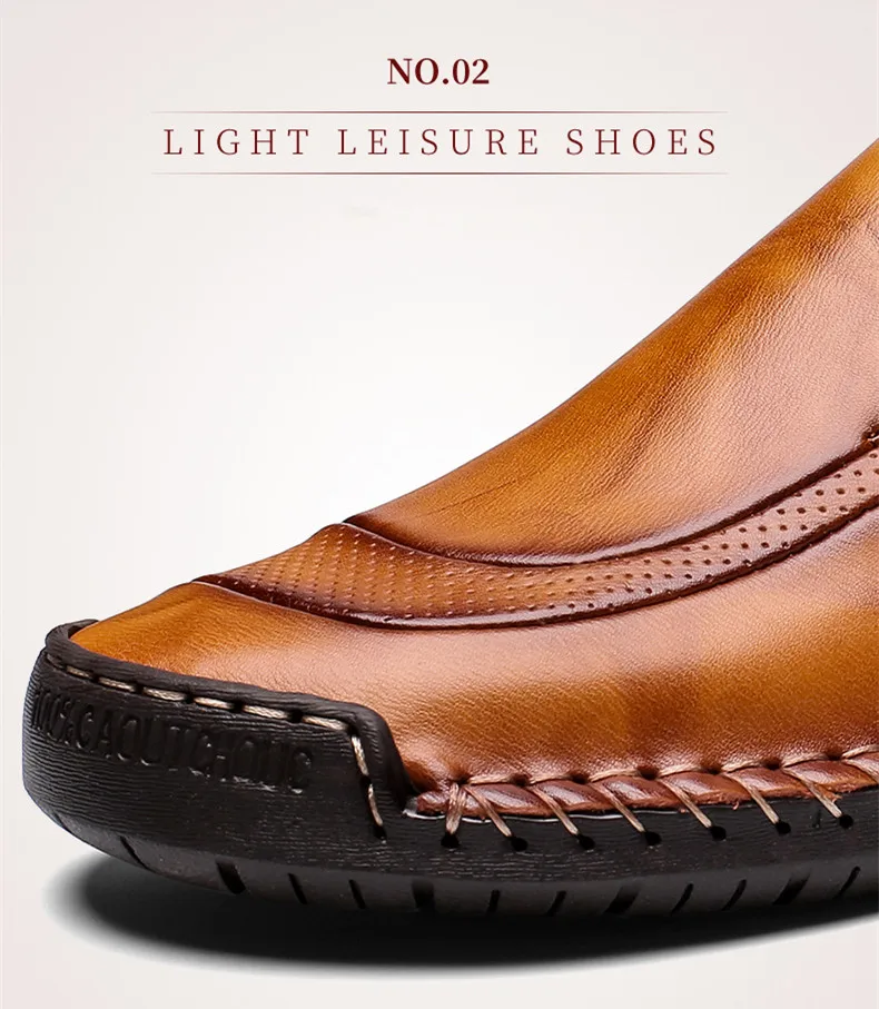 Jkpudun мужской обувь Повседневное из натуральной кожи Для мужчин s мокасины ручной работы слипоны топсайдеры Классическая Мужская обувь