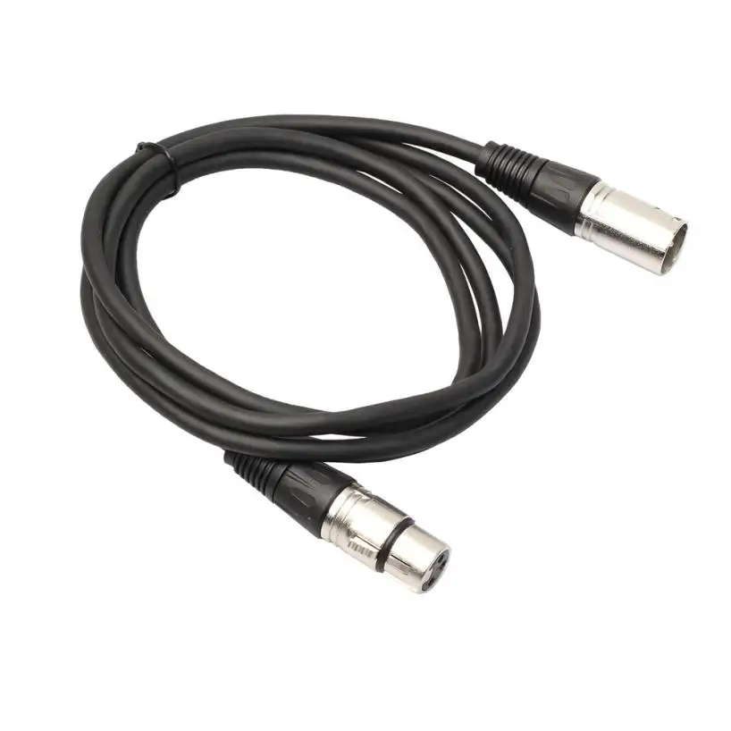 3 Pin XLR микрофонный кабель 1/3/5/10 м аудио кабель мужчин и женщин сбалансированный Соединительный Lead Mic OFC-NICKEL July07