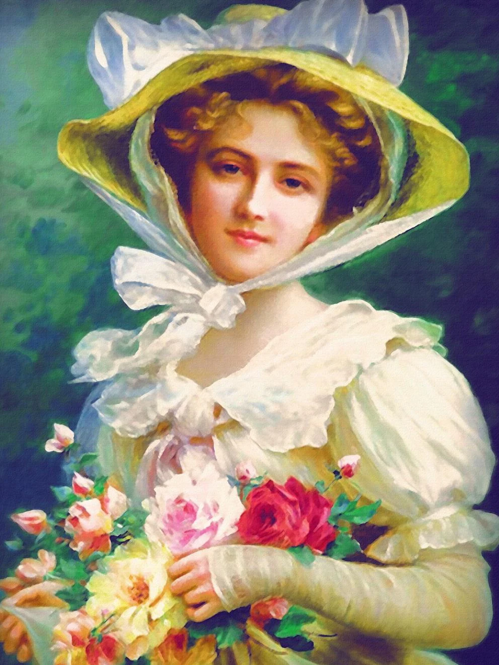 Full 5D Diy Daimond Painting Cross stitch "An Elegant classical women" 3D Diamond Mosaic Round