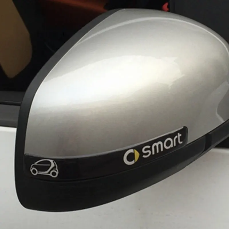  Smart Fortwo Forfour453 451 450Rearview Mirror Sticker Thicken Anti-collision Car Sticker Door Prot - 32796665911