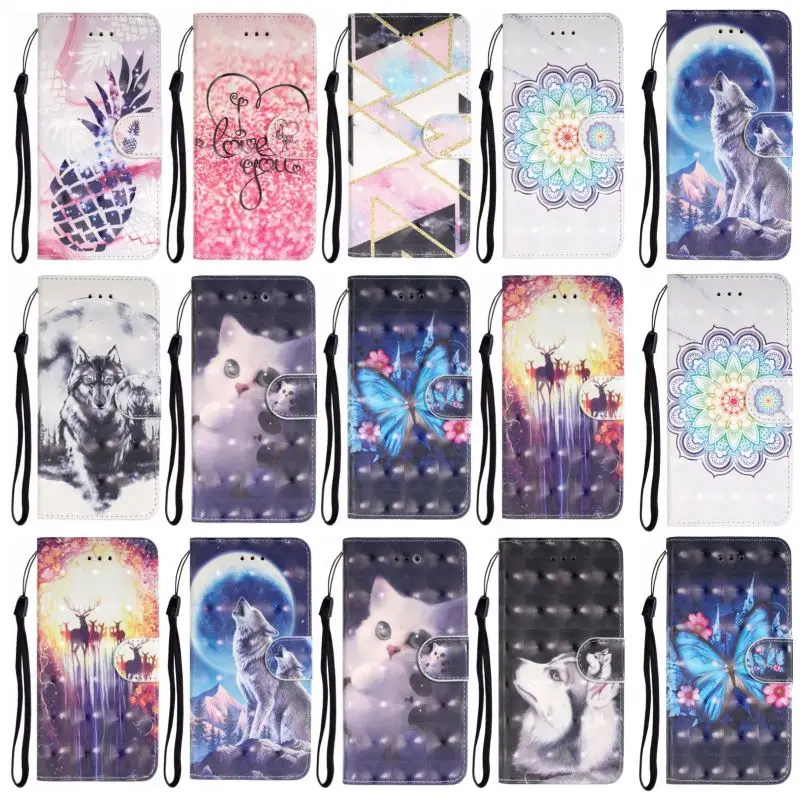 

Colorful Phone Bags sFor Case Huawei Honor 8S 8C 8X 10i 10 Mate 20 Lite P20 P30 Pro Y5 Y7 Prime 2018 Y6 Pro 2019 Pineapple D16F