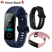 Смарт-браслет huawei Honor Band 4 Amoled, цветной сенсорный экран 0,95 дюйма, для плавания, для обнаружения пульса и сна