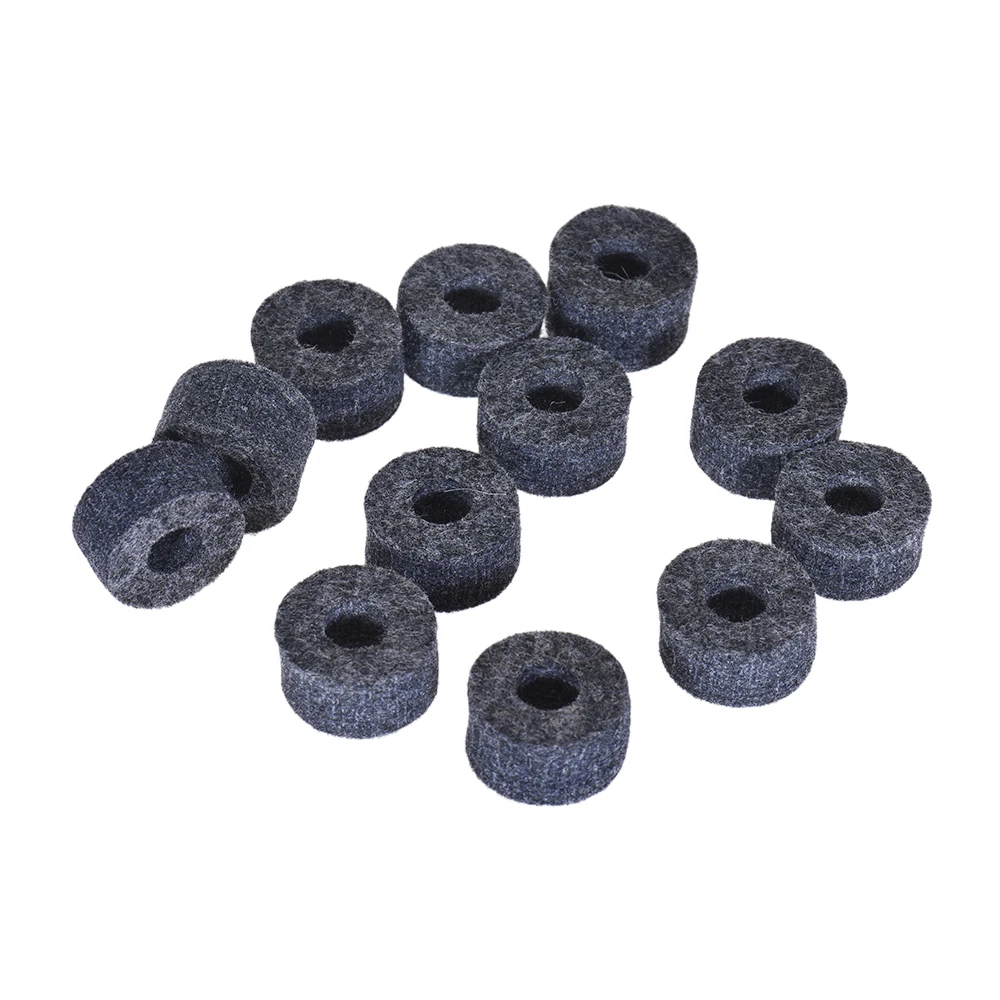 12pcs Cymbal Felts Hi Hat Clutch Felt Drum Set Cymbal Stand Felt Washer