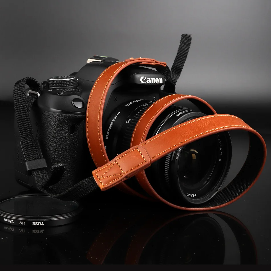 PU Leather Camera Strap Shoulder Neck Belt for Canon Powershot G9x G7x