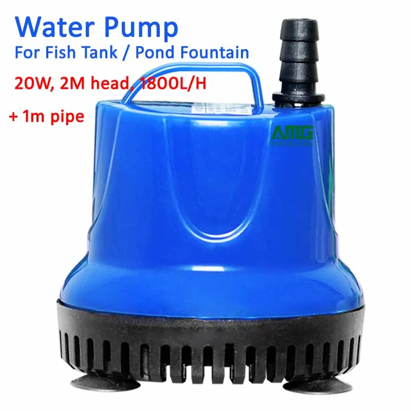 20W Micro Submersible Aquarium Water Pump, 220V AC Inpout Waterproof