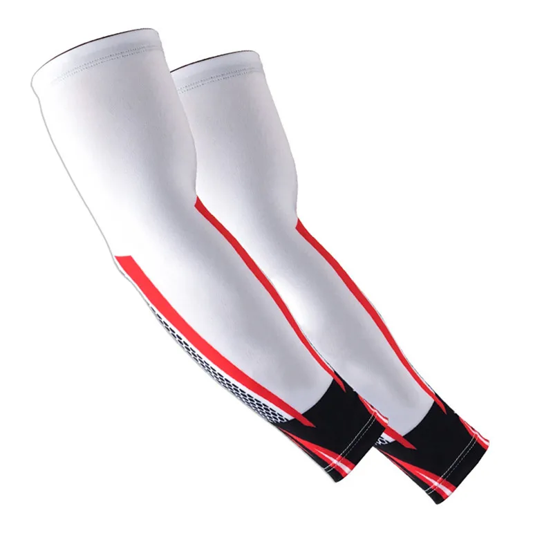 

Sports Running Cycling Gloves Men Compression Sleeves Summer for Bike Basketball Golf Elbow Armwarmer Cover Sun Protection