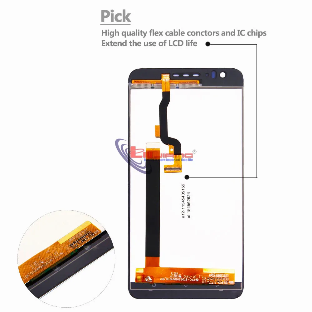 Оригинальный 100% AAA ЖК дисплей для HTC Desire 825 D825 с рамкой сенсорным дигитайзером в