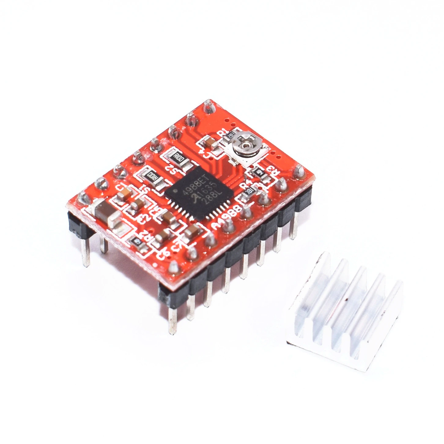 10 шт. зеленый/красный Reprap шаговый Драйвер A4988 шаговый двигатель модуль драйвера DRV8825 A33