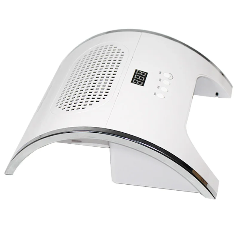 

80W Dust Collector for Nail Manicure forNails Mud Professional Vacuum Cleaner Fan with uv LED Light Nail Dryer for all gels