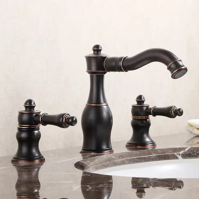 Online Shop Best Quality Three Hole Oil Rubbed Bronze Bathroom