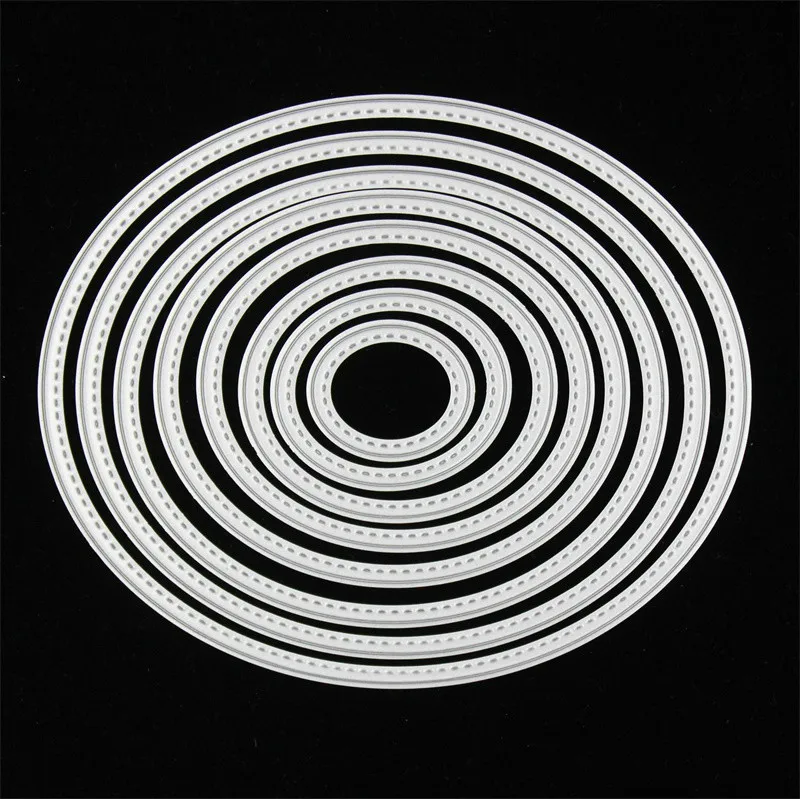 

Oval Shape Metal Cutting Dies Stencils for DIY Scrapbooking/photo album Decorative Embossing DIY Paper Cards