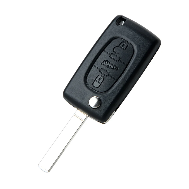 

3 Buttons 433mhz Car Key For PEUGEOT CITROEN VA2 Blade Auto Car Remote Key Replacement With Battery PCF7961 Chip