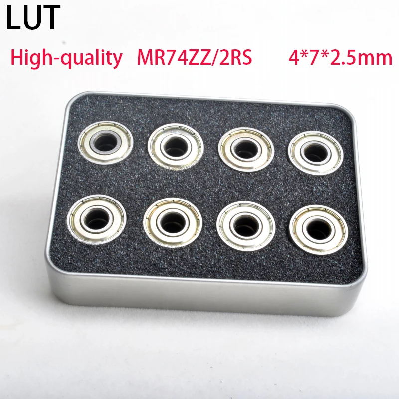 Подшипник LUT 16 ⑤ кор. MR74ZZ/2RS 4*7*2 5 мм ABEC 7 миниатюрный двигатель MR74ZZ шариковый