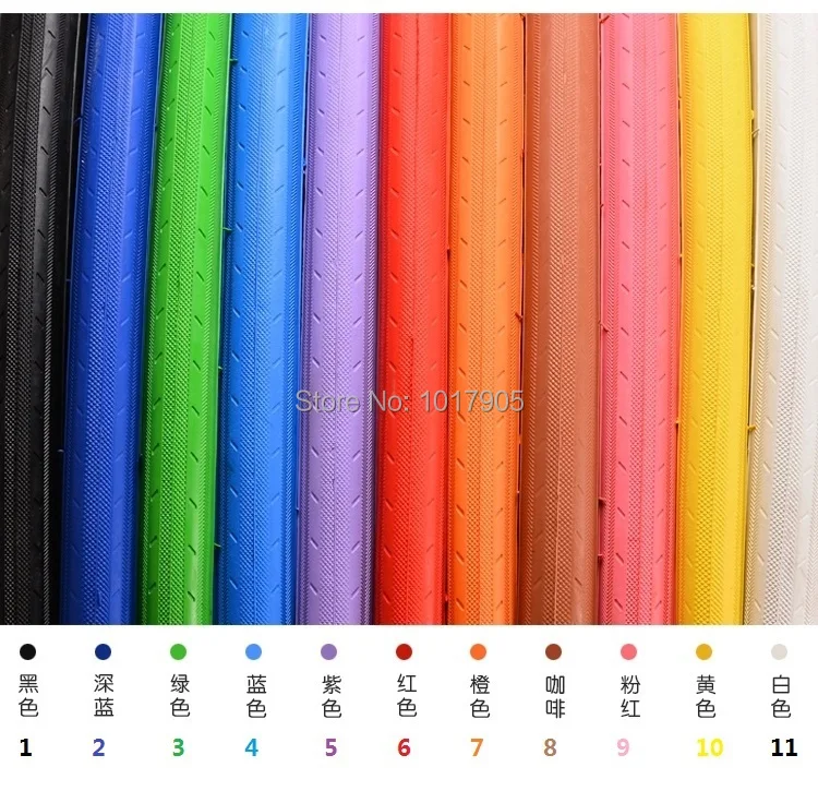 Colorful Fixed Gear Road Bicycle Tire 700C 23C K191 700C Tirein
