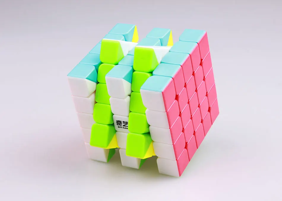 QIYI 3x3x3 магический скоростной Куб 5x5x5 без наклеек, Магический кубик 2x2x2, карманный кубик-головоломка, профессиональный кубик 4x4x4 qiyi, развивающие игрушки