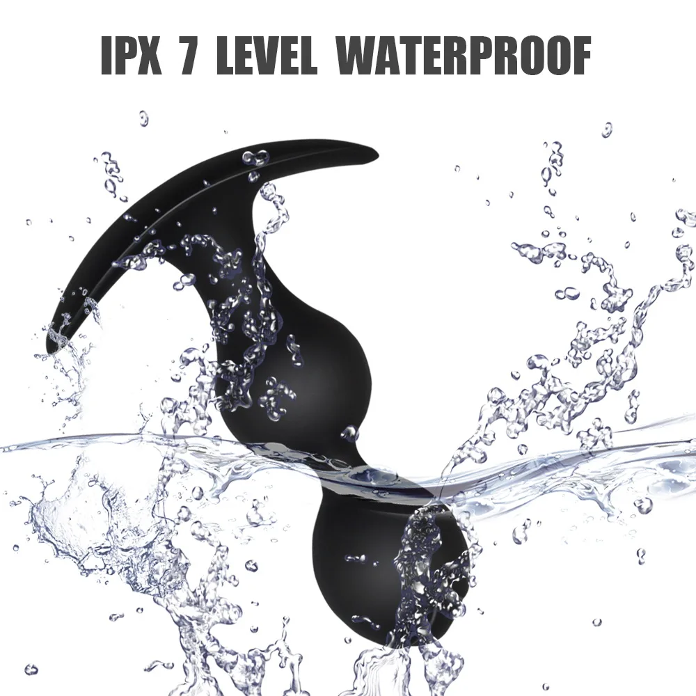 Waterproof Silicone Prostate Massager Anal Plug For Women Men Couples Gay Anal Beads Butt Plug Sex Products Shop Anal Sex Toys-2