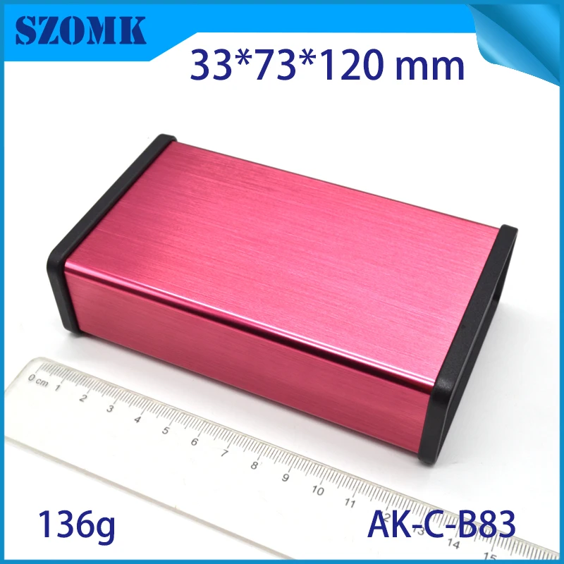 aluminum box for electronic project extruded aluminum electrical cabinet szomk aluminum housing for pcb design GPS control enclosure (10)