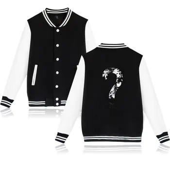 

KPOP Rapper XXXTentacion Hip-Hop Style Long Sleeve Baseball Jacket Fashion Loose Baseball Jacket Top Unisex Unisex XXS-4XL coat