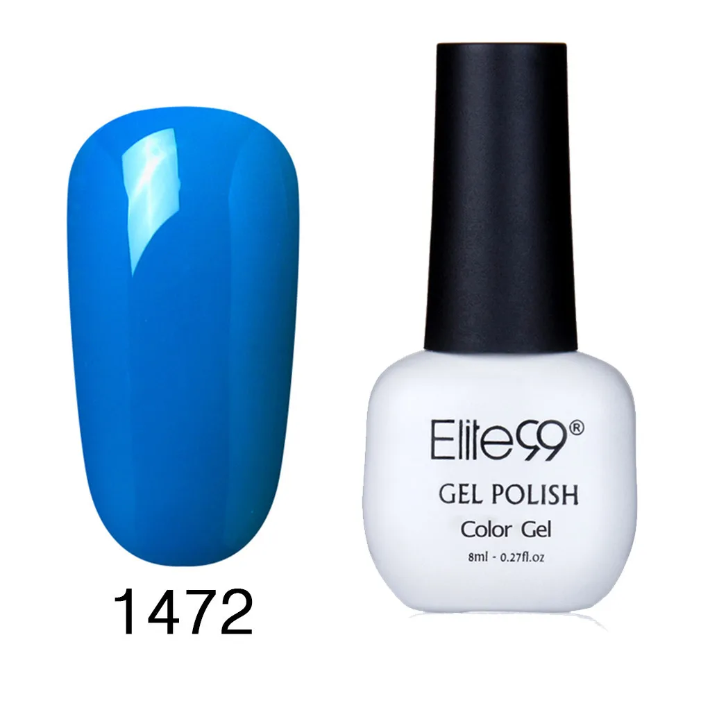 Elite99 8 мл Лидер продаж Цвет, гель, лак для ногтей, био-Гели Soak Off УФ полу Перманентный лак для ногтей Lucky лак Лаки - Цвет: G1472