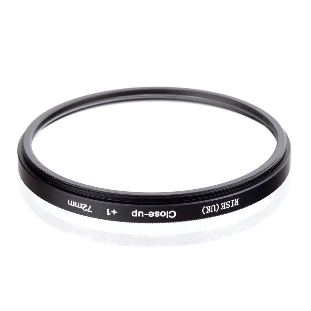 RISE(UK) 72mm Close Up +1 Macro Lens Filter for Nikon Canon SLR DSLR