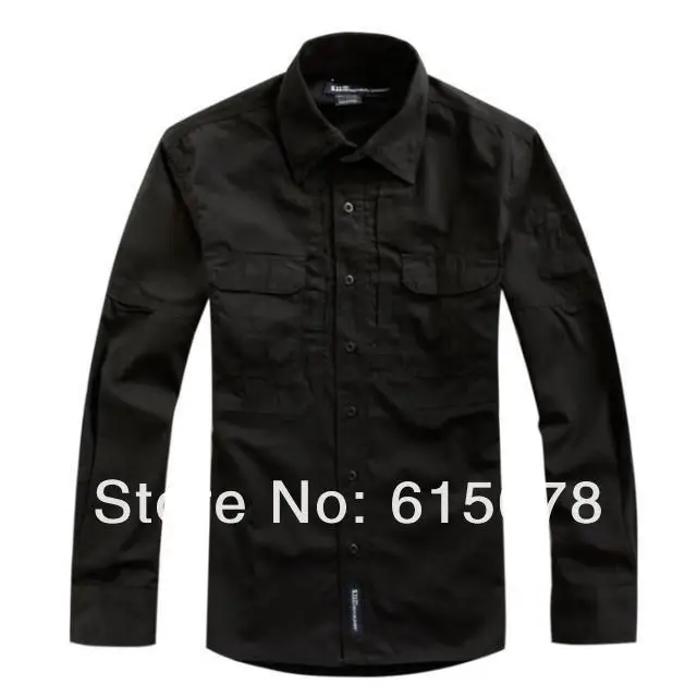 

canvas long sleeve shirt outdoor shirt black/ khaki /dark earth /green
