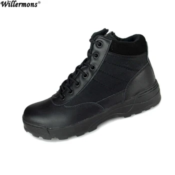 

Summer Military Men's Outdoor Breathable Tactical Combat Boots Shoes Men Desert Army Short Boots Botas Hombre Zapatos Masculino