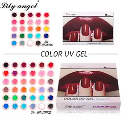 Lily Angel 24 Цвет и 36 Цвет s набор гель Краски Nail Art Набор Цвет ful Краски ing Гель высокое качество ногтей UV гель для ногтей