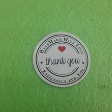 Лидер продаж круглый стикер-ярлык для торта/конфета сделай сам/подарочная печать Размеры 3,5 см, ручная работа, специально для вас на заказ цена логотипа Экстра MOQ1000pcs