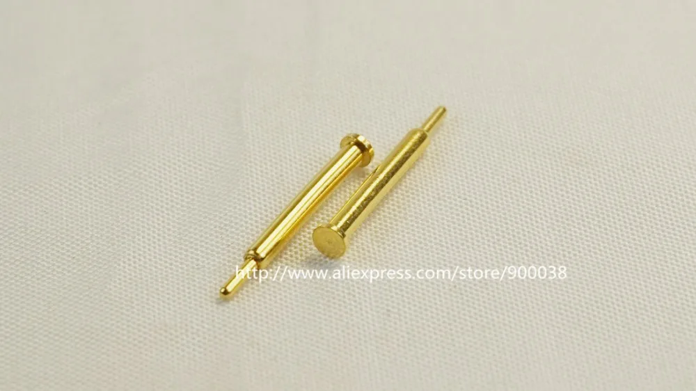 

5pcs Spring Loaded Pogo Pin Connector Diameter 2.0 mm x 13.0 mm height SMT / SMD PCB Single Pin 1u 50g force Vertical