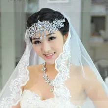 Горячая Распродажа, свадебные ободки для волос с кристаллами, женские Украшения для волос, свадебные аксессуары, Кристальные диадемы и короны, цепочка на голову