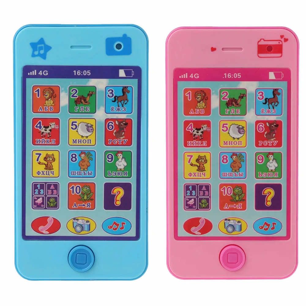 

Kids Baby Russian Language ABC Music Math Early Education Machines Mobile Toy Phone Toy