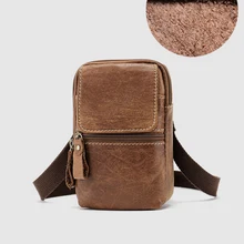 CARANFIER мужские дорожные сумки из натуральной воловьей кожи через плечо, однотонные маленькие сумки на плечо, повседневная школьная сумка для студентов, дорожная сумка